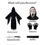 Zoom IMG-1 halloween scream costume ghostface spaventoso Zoom IMG-1 halloween scream costume ghostface spaventoso