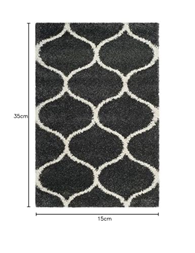 Image of Shaggy Carpet for Living Room 12X18 FEET Fluffy Plush Area Rug, Thick Fur Floor Carpet Modern Cozy Rug for Home Decor, Kids Room Bedside Hall, Durable Comfortable Shaggy Rug (D-greyIvory)