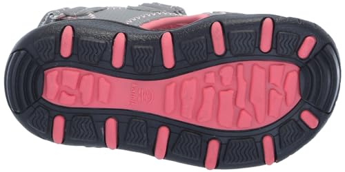 Kamik Sandália esportiva feminina Seaturtle2, Cinza-claro, rosa, 11 Little Kid
