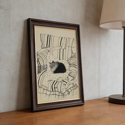 Impression sur toile The Sleeping Cat tableau Lucian Freud cadre mural - 5