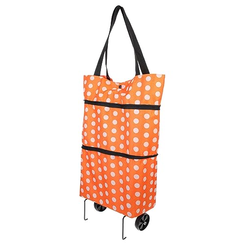 UPKOCH Carrinho Dobrável Carrinho De Carrinho Com Rodas Carrinho De Supermercado Com Rodas Carrinhos