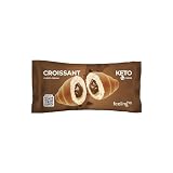 Feeling Ok Croissant Cioccolato Cornetto con Crema al Cioccolato Low Carb, 50g