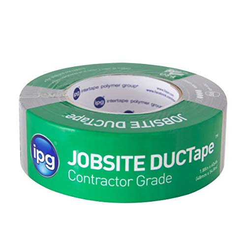 Ipg Jobsite Ductape, Contractor Grade Duct Tape, 1.88" X 60 Yd, Silver (Single Roll) #TOP19