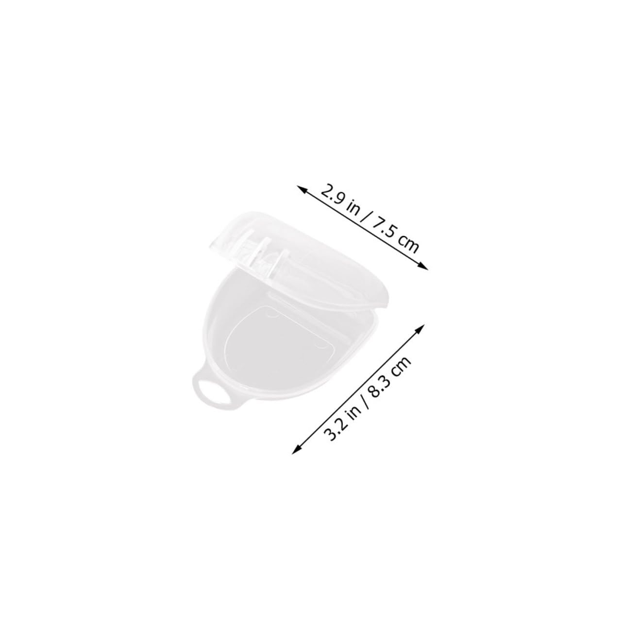 5pcs Tooth Retainer Storage Boxes with Lid, Dental Holder Containers for Boxing and Denture Organizing, Portable Tooth Cases for Sports Use