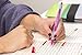 Schneider Slider Edge XB (Extra Broad) Ballpoint Pen, 1.4 mm, Light Blue Barrel, Assorted Ink Colors, Adjustable Case Stand of 8 Pens (152279)