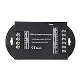 LEDENET RGB High Speed Power Amplifier 24A Data Signal Repeater 3CH Channels for 5050 LED Lights Strip