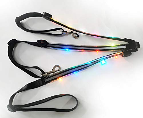 Neftf Led Horse Breastplate Collar Bridle Halter High Visibility Tack For Night Horse Riding (Colorful Changing) #TOP6