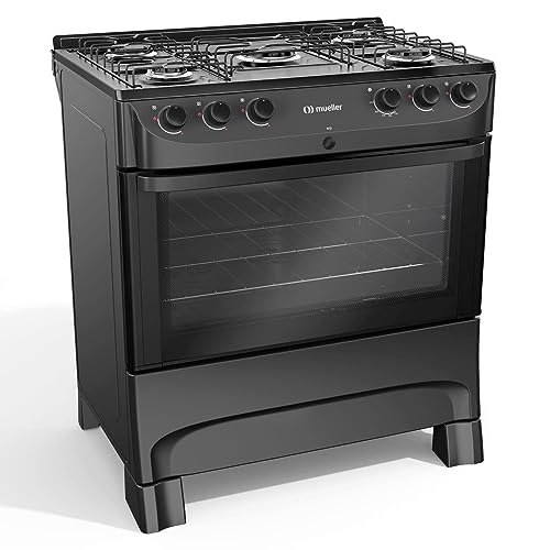 Fogão Mueller 5 Bocas Preto Fosco MFI5BC – Bivolt
