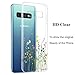 Unov Case for Galaxy S10 Case Clear with Design Soft TPU Shock Absorption Slim Embossed Floral Pattern Protective Back Cover for Galaxy S10 6.1in (Flower Bouquet)