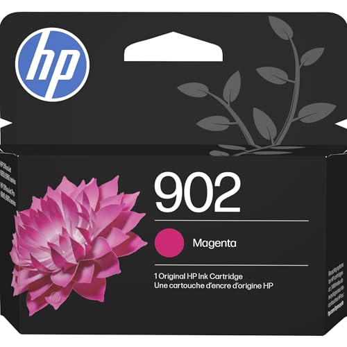 Image of HP 902 Magenta Ink Cartridge | Works with OfficeJet 6950, 6960, Pro 6960, 6970 Series | T6L90AN