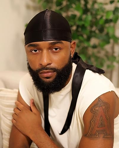 Bandana Durag Silky Dureg Premium para Waves e Tranças