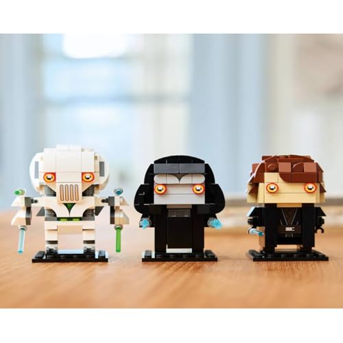 Image of LEGO 40796 Revenge of The Sith Heroes & Villains - 656 Pieces | Star Wars Buildable Figures Set | Collectible Display Models for Ages 10+