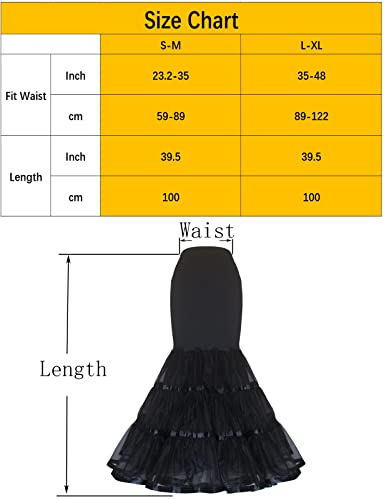 Cheery Love Mermaid Petticoat for Mermaid Wedding Dress Fishtail Underskirt Trumpet Crinoline Slip3