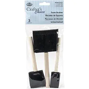 Royal Brush RFOMW-3P Foam Brush, 3-Pack