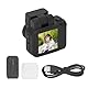 Digitalkamera, Daumenkamera 1080P HD-Videokamera für Fotografie, Vlogging-Kamera mit Blitzlicht, Kompakte Kleine Kamera für Reisen (64GB)