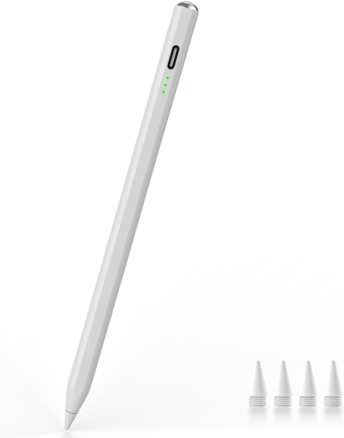 Stylus Pen for iPad 2018–2025 | Magnetic Pencil with LED Battery Display | Fast Charging | Precise 1.5mm Tip | Compatible with iPad Pro/Air/Mini 6-10th Gen Stylus Pen for iPad 2018–2025 | Magnetic Pencil with LED Battery Display | Fast Charging | Precise 1.5mm Tip | Compatible with iPad Pro/Air/Mini 6-10th Gen