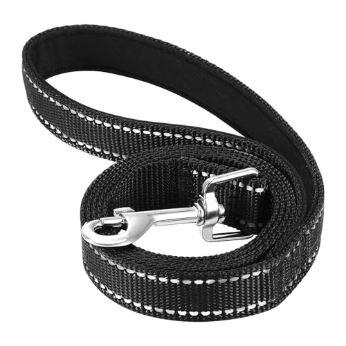 Reflektierende Hundeleine, Hundeleinen für kleine und mittelgroße Hunde, Nylon-Trainingsleine, doppâ€¦ – Miniatur