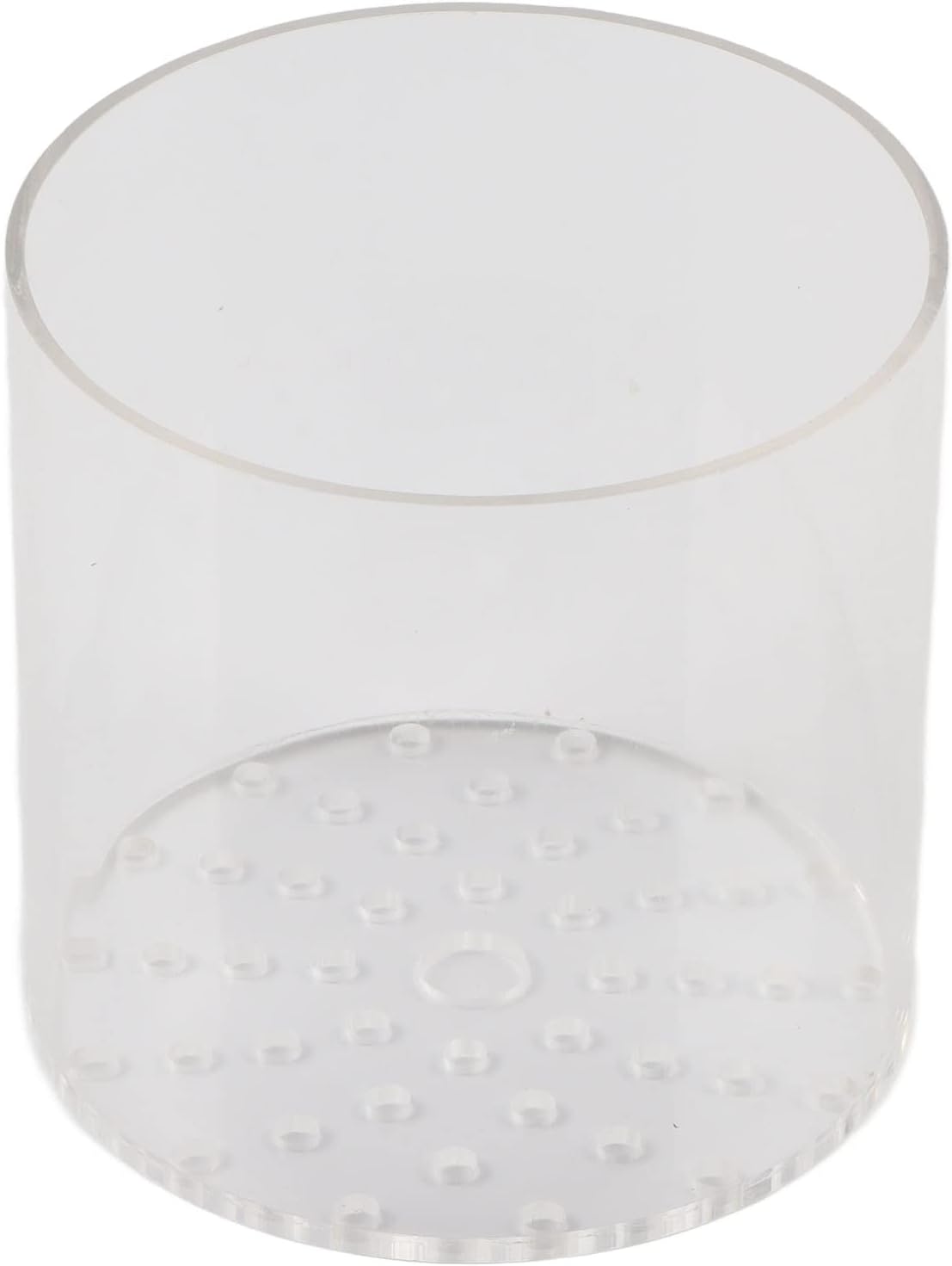 Acrylic Transparent Coral Feeder Cover, Shrimp Device for Aquarium Fish, Safe Coral Environment, to and Observe Coral Health (120mm)