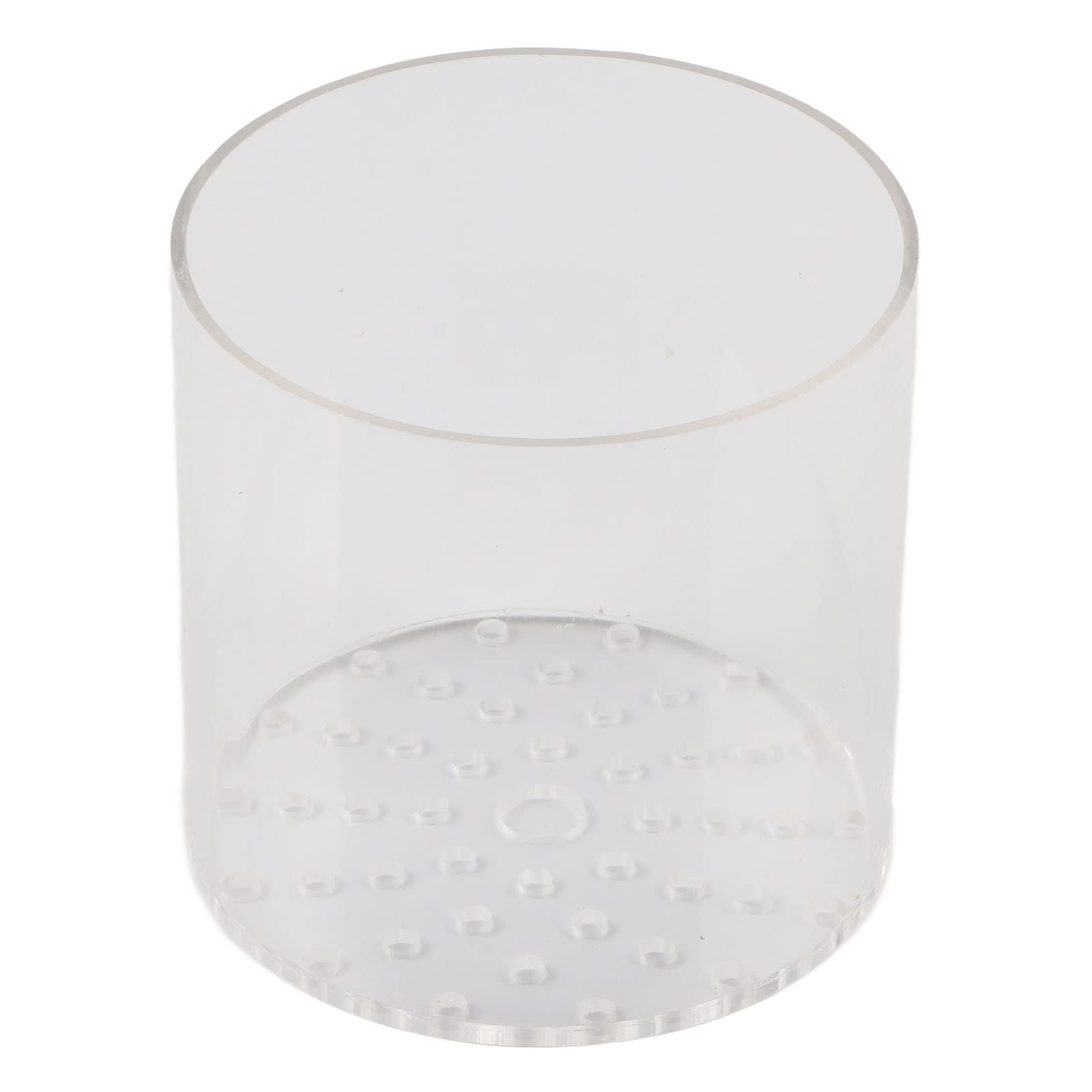 Transparent Color Coral Feeding Breeding Protection Cover, Acrylic Coral Feeder Cover, Aquarium Fish Tank for Anti Feeding Shrimp, Coral Ornaments (120mm)
