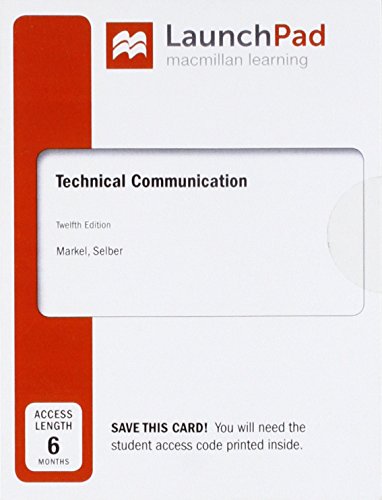 LaunchPad for Technical Communication (Six-Month Access) LaunchPad for Technical Communication (Six-Month Access)