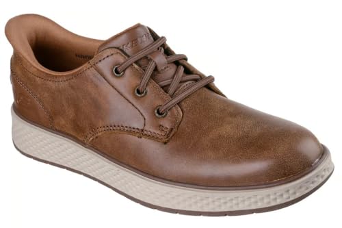 Skechers Slip Ins: Burkett Lonzo Chaussures Moyen Width en Chameau - vue 2