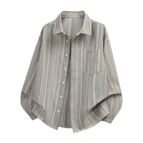 Chemise homme hawaïenne lin rose anti-transpiration avec poche poitrine pour l'été