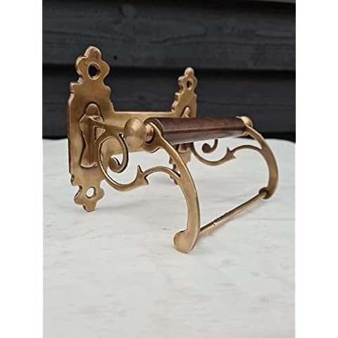 VCraft Victorian Style Toilet Roll Holder Copper Antique/Bronze Finish (W/O),15 x 7 x14 centimetres,NHGTR764 Cover