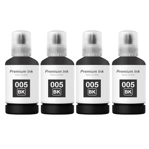 Image of Duplex DTC 005 Ink Compatible for Epson M3140, M3170, M1120, M1140, M1180, M2140 Printers (005 Black Ink 4 Pcs)
