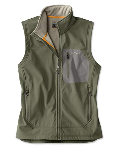 Orvis Tech Softshell Vest, Olive Khaki, X Large