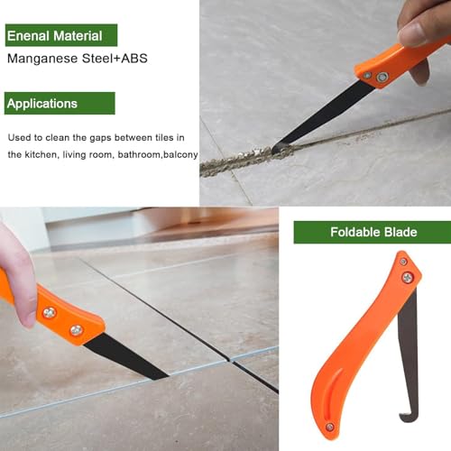 Herramienta para eliminar lechada con 3 hojas de corte repuesto para juntas de azulejos 5