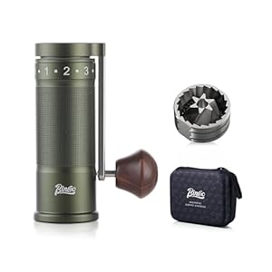 Bincoo Manuelle Kaffeemühle mit faltbarem Griff