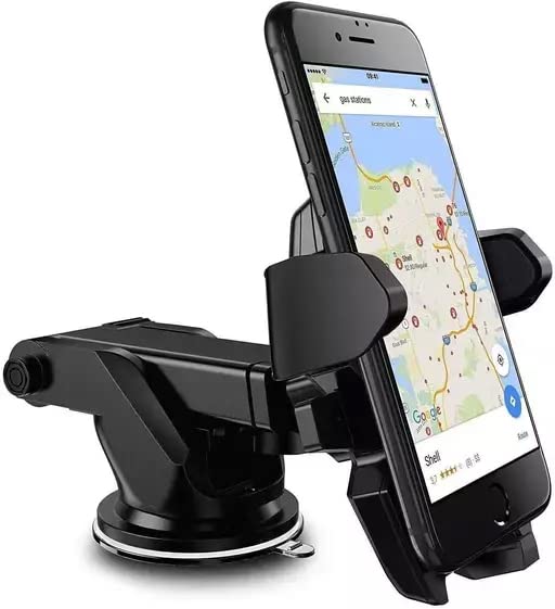 Adjustable Car Phone Holder with Long Arm, 360° Rotation & Strong Silicone Suction for Windshield & Dashboard-image-21