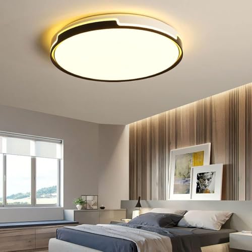 Plafonnier LED moderne rond 96W à intensité variable pour cuisine