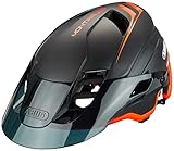 ABUS Mountainbike-Helm MonTrailer - Robuster Fahrradhelm für den Geländeeinsatz - Unisex - Orange/Schwarz, Größe L