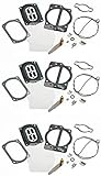 3X Carburetor Carb Rebuild Repair Kit for Kawasaki Ultra 150 900 1100 ZXi STXR STX-R 1100 STX 98-99 1100 ZXi 98-03 Replaces CDKCV