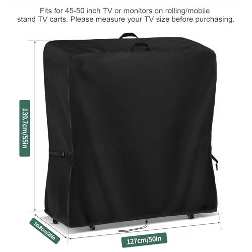 Housse télévision extérieur imperméable et résistante aux intempéries pour jardin