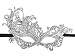 Lace Masquerade Ball Mask Venetian Swan Mardi Gras Halloween Costume Party Mask (A Silver Black Swan)