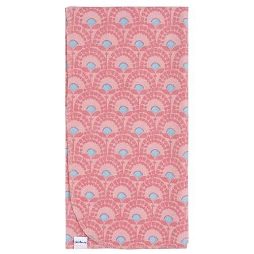 Image of Gerber Unisex Baby 100% Cotton Flannel Receiving Blankets 30x30 Inches (Pack of 4), Animal Geo Girl, One Size