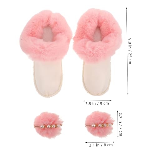 Forros para zapatos de invierno de peluche 1 par miniatura 2