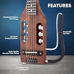 Traveler Guitar Ultra-Light Acoustic Acoustic-Electric Guitar, Antique Brown