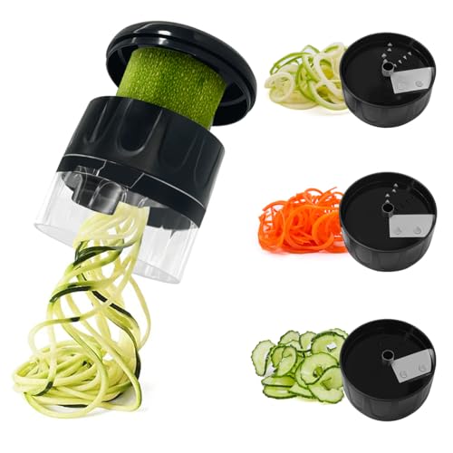 SUREWIN 3 in 1 Vegetable Spiralizer Slicer