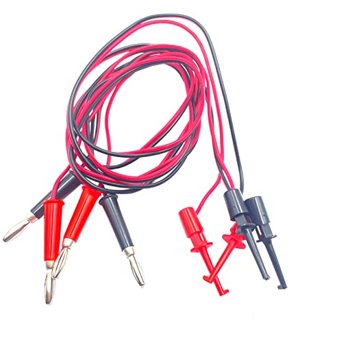 Image of 4 Pairs 4MM Banana Plug to Test Hook Clip Connection Cable Test Lead Wire for Multimeter