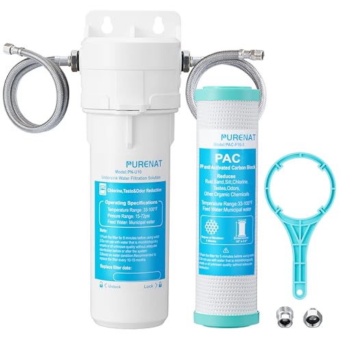 Under Sink Water Filter System - Fast Flow Under Counter Water Filter Direct Connect to Kitchen Faucet,10