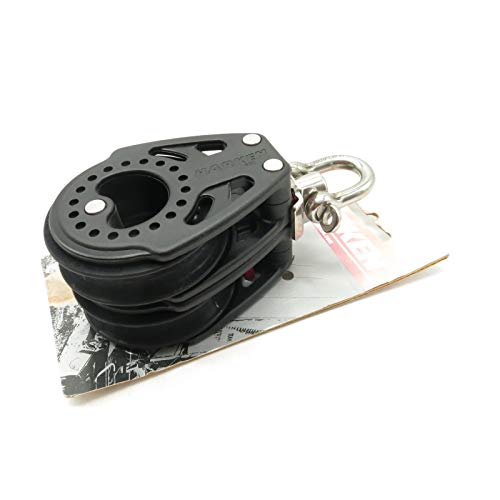 Polea doble Harken Carbo de baja fricción para optimizar el control de escotas