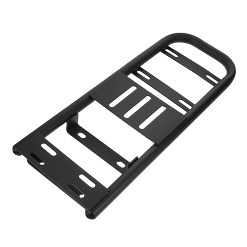 LALADEFIEE Electric Bike Rear Carrier Rack High-strength Wear-resistant Motorcycle Rail Luggage Rack Extended Rear Cargo Frame for Scooters Bikes Extra Loading Space for Groceries and Work