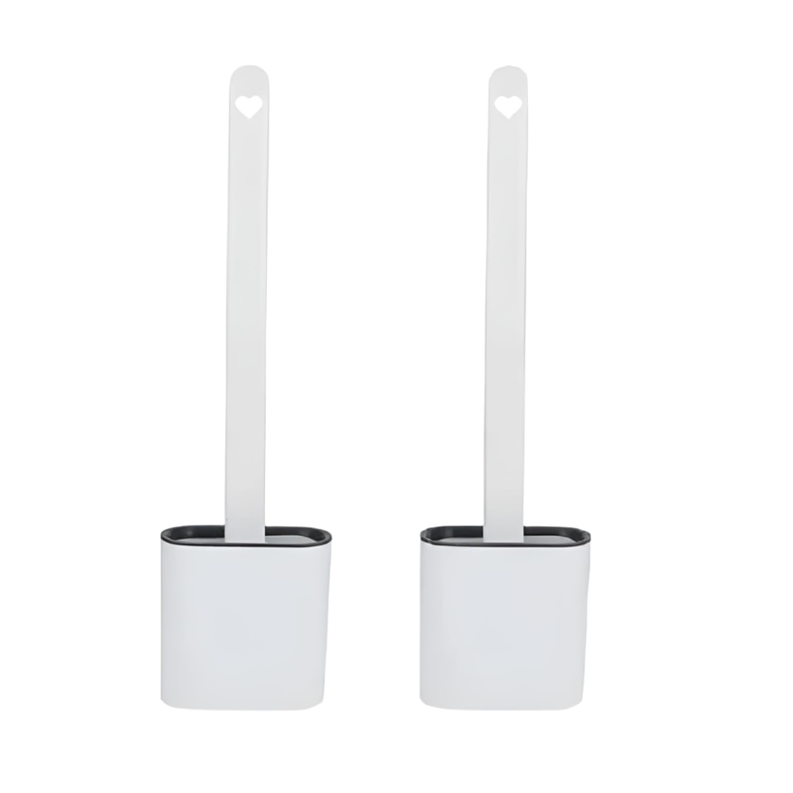 OXSAM Toilet Brush in Silicone Material with Hard Plastic Holder Comes with Slim Flex Brush Anti-drip Set, No-Slip Long Handle Soft Silicone Bristles (Multicolor) (Pack of 2) (B0C1BZS536) Amazon Price History, Amazon Price Tracker