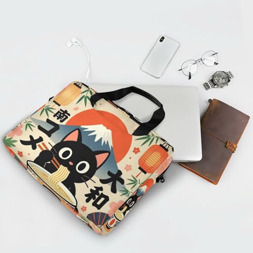 Bolso para Laptop Crossbody 15.6 pulg con Asa y Correa miniatura 7