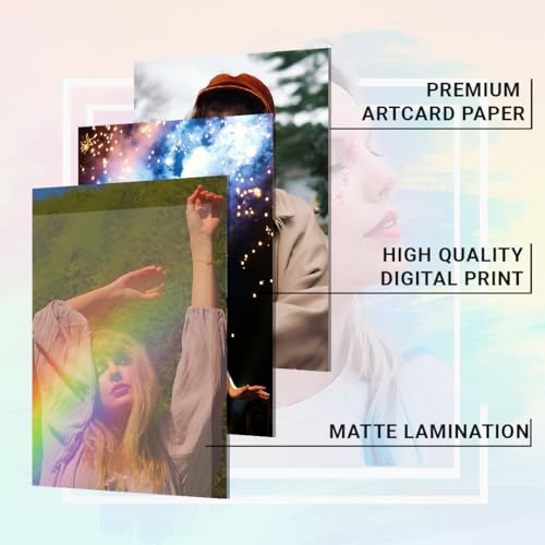 Image of CodersParadise Music Artist Wall Collage Kit - Pack of 54 Aesthetic 4x6 Inch Trendy Music Posters for Bedroom, Dorm, Living Room & Office Decor | Premium Cardstock Wall Art Prints + Glue Dots Included