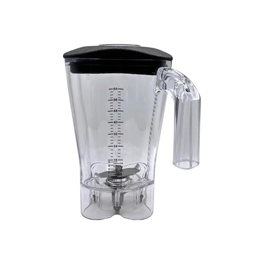 Mixerbecher, Mit Klingendeckel Auf Der Unterseite, Kompatibel for Hamilton Beach, HBH550, 650, 850 Mixer, Eisbrecher, Ju-Zubehör, Krug-Ersatzbecher