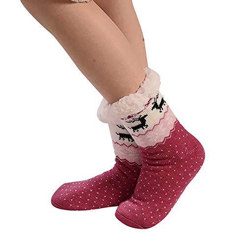 Women's Fuzzy Slipper socks Super Soft Warm Cozy Fleece-lined Winter Indoor Home Thermal Socks